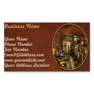Steampunk - Tankeenheter Visitkortmagnet
