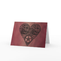 Steampunk tar tid på arbeten och utrustar hjärta