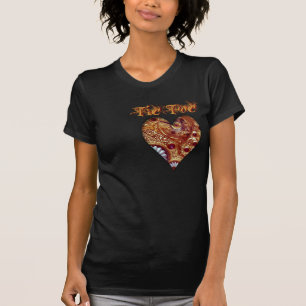 Steampunk tar tid på hjärtaskjortan tee
