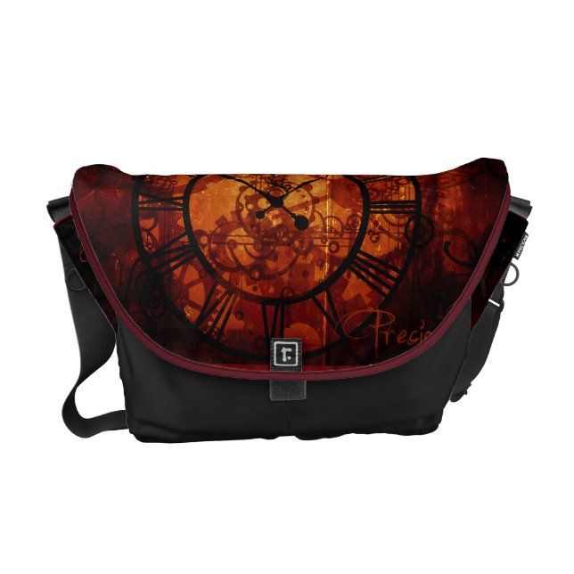 steampunk tar tid på messenger bag (Framsidan)