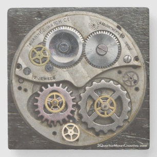 Steampunk tar tid på utrustar kustfartyget stenunderlägg