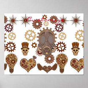 Steampunk Tema Thunder_Cove Poster