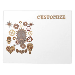 Steampunk Theme Thunder_Cove Anteckningsblock
