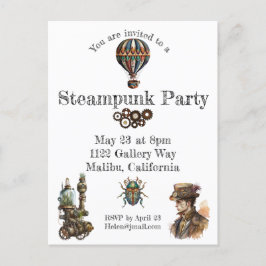 Steampunk Theme Vykort