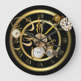 Steampunk-tid Stor Klocka