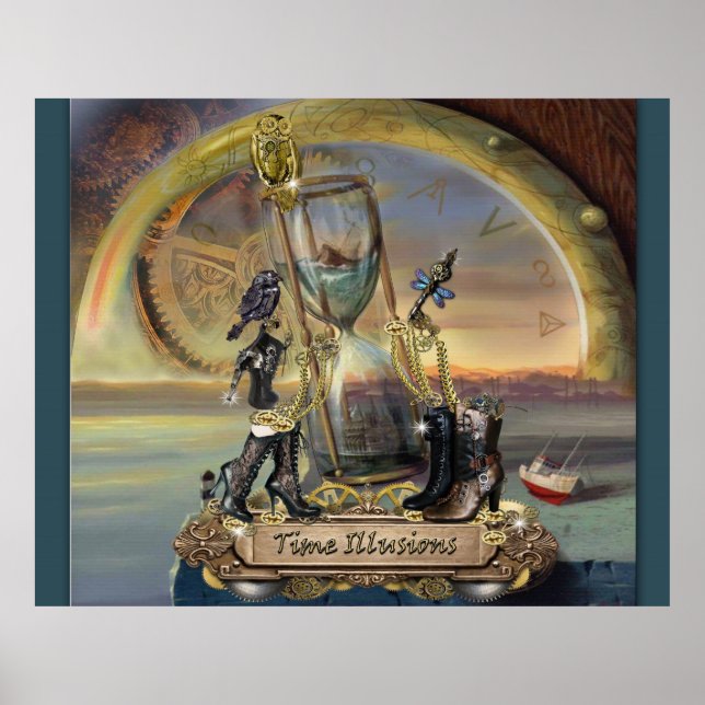 Steampunk - Tidsillusioner Poster (Framsidan)