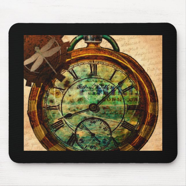 Steampunk-tidstycke Musmatta (Framsidan)