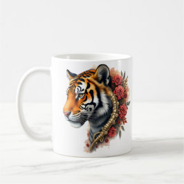 Steampunk Tiger med Ro. Kaffemugg