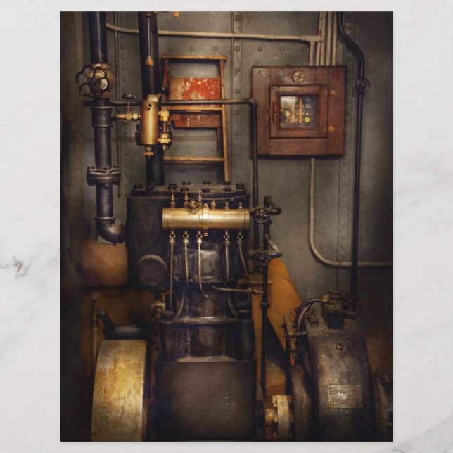 Steampunk - Tillbaka i maskinrummet Reklamblad (Framsidan)