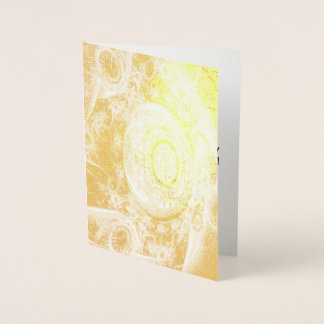 Steampunk Time Foil Birthday Card Folierat Kort