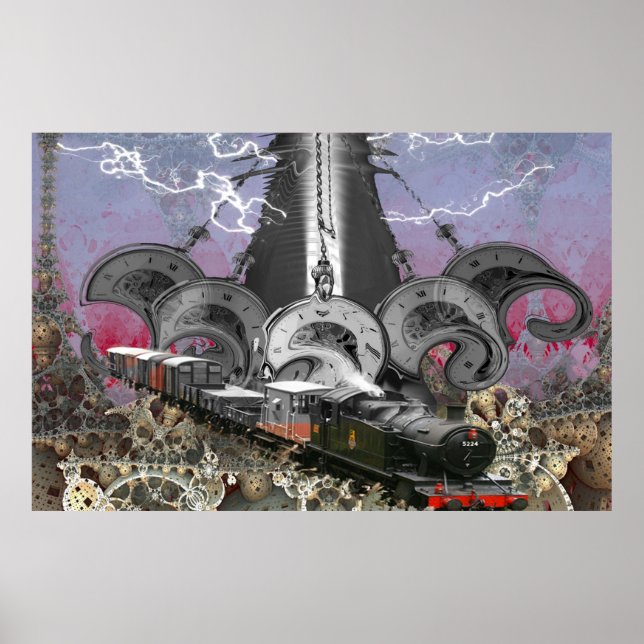 Steampunk Time Maskin Poster (Framsidan)