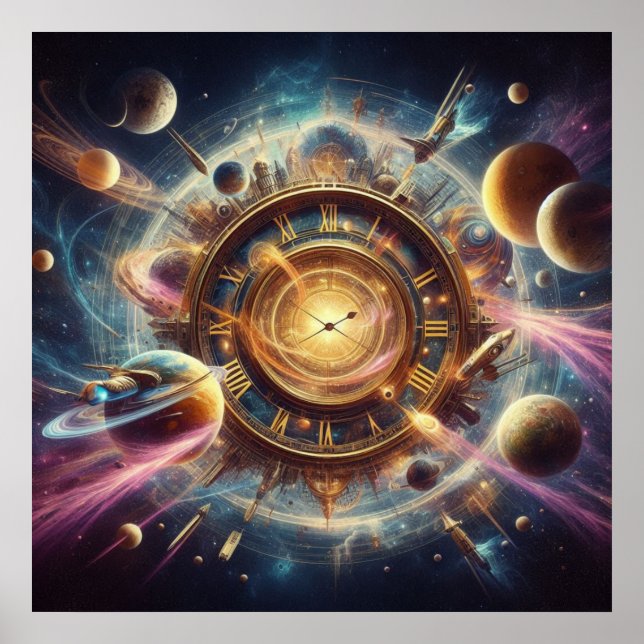 Steampunk/Time Maskin, Time/Space/Continuum 6002X Poster (Framsidan)