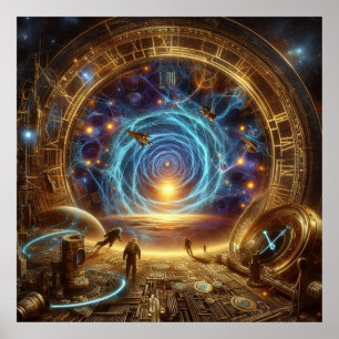 Steampunk/Time Maskin, Time/Space/Continuum 6004X Poster