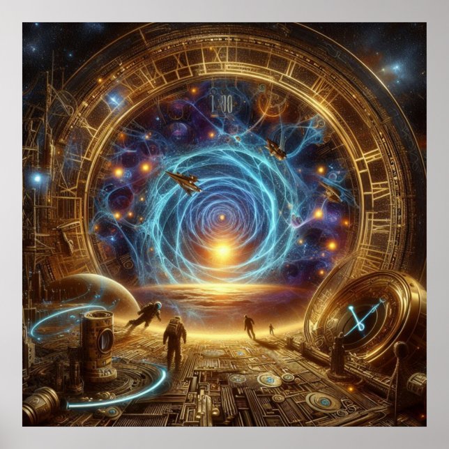 Steampunk/Time Maskin, Time/Space/Continuum 6004X Poster (Framsidan)