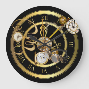 Steampunk Time Stor Klocka
