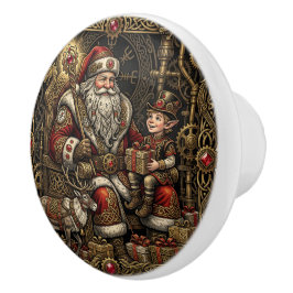 Steampunk Tomtens Verkstad Knopp