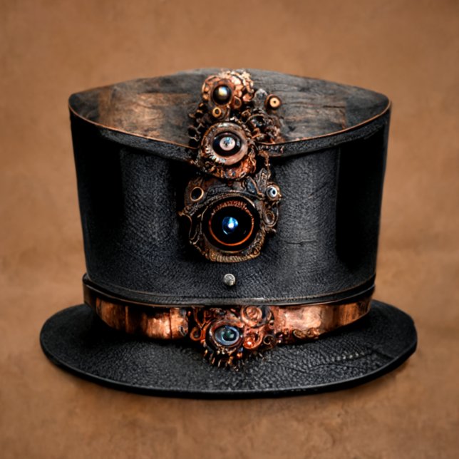 Steampunk Top hat Presentaskar (Skapare uppladdad)