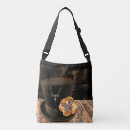Steampunk topp hatt cross body väska