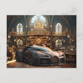 Steampunk Toppen Bärkortsvykort Vykort