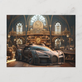 Steampunk Toppen Bärkortsvykort Vykort
