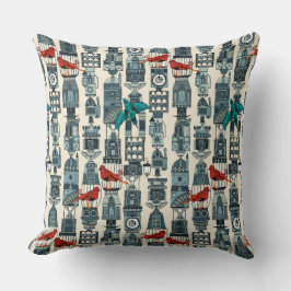 steampunk torn kudde