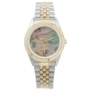 Steampunk Torn Ro Vintage Distress Ephemera Armbandsur