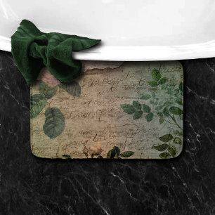 Steampunk Torn Ro Vintage Distress Ephemera Badrumsmatta