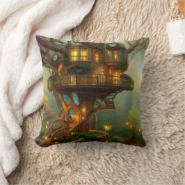 Steampunk Treehouse Observatory Kudde