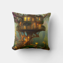 Steampunk Treehouse Observatory Kudde