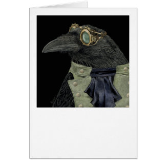 "Steampunk Trickster" - Raven Card OBS Kort
