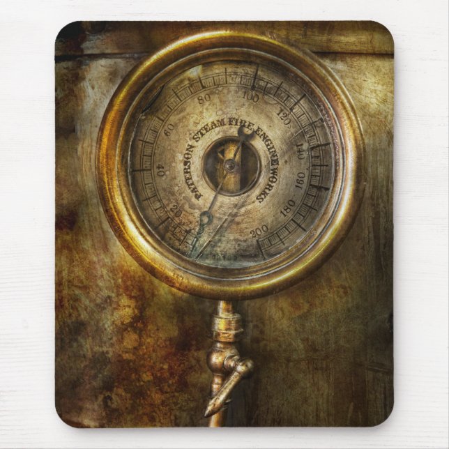 Steampunk - tryckmätaren musmatta (Framsidan)
