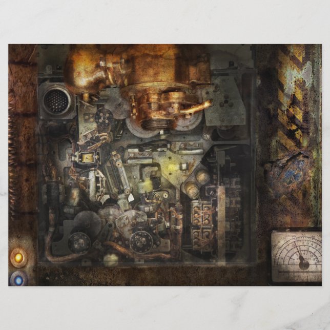 Steampunk - Turret Computer Reklamblad (Framsidan)