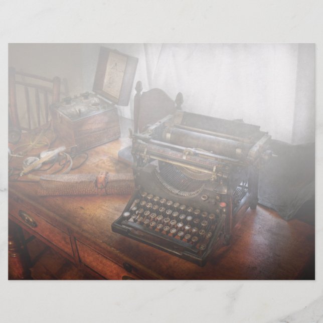 Steampunk - Typewriter - Den hemliga budbäraren (Framsida)