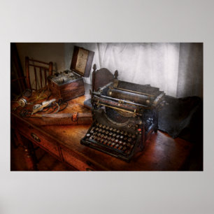 Steampunk - Typewriter - Den hemliga budbäraren Poster