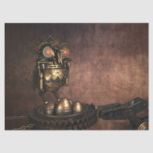 Steampunk Uggla Decoupage-papper