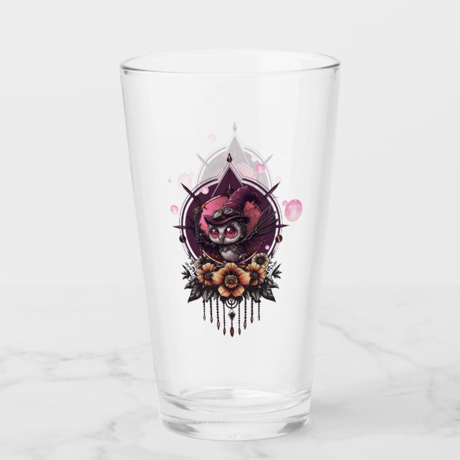 Steampunk Uggla: Hemerns väktare. Glaskopp (Framsida)