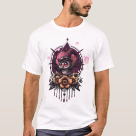 Steampunk Uggla: Hemerns väktare. T Shirt