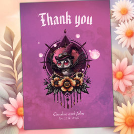 Steampunk Uggla: Hemerns väktare. Tack Kort