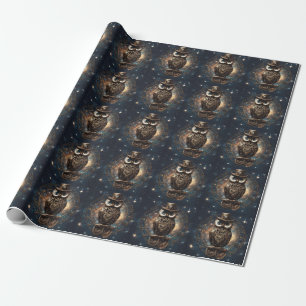 Steampunk Uggla Presentpapper