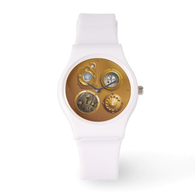 Steampunk Uhr Armbandsur (Framsida)