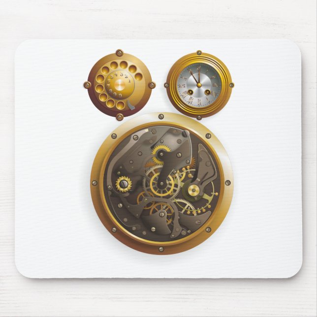 Steampunk Uhr Musmatta (Framsidan)