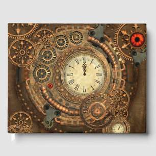 Steampunk, underbart klockverk gästböcker