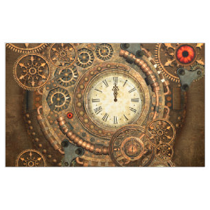 Steampunk underbart urverk tyg