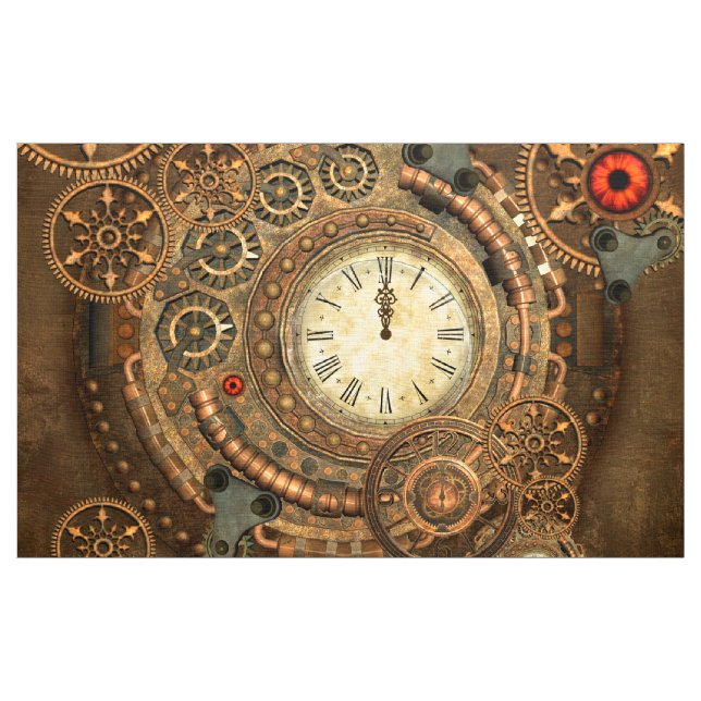 Steampunk underbart urverk tyg (Yard)
