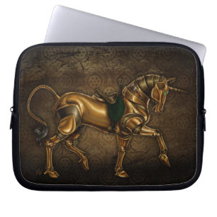 Steampunk Unicorn Laptop Fodral