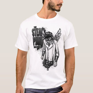 Steampunk uppfinnare Retro Futuristisk Mekanisk T Shirt