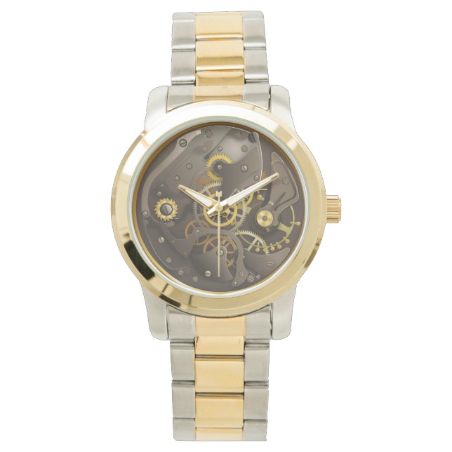 Steampunk ur armbandsur (Framsida)