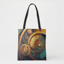 Steampunk Urverk Abstrakt Design Tygkasse