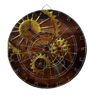 Steampunk utrustar darttavla