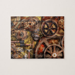 Steampunk - utrustar - inre arbeten pussel